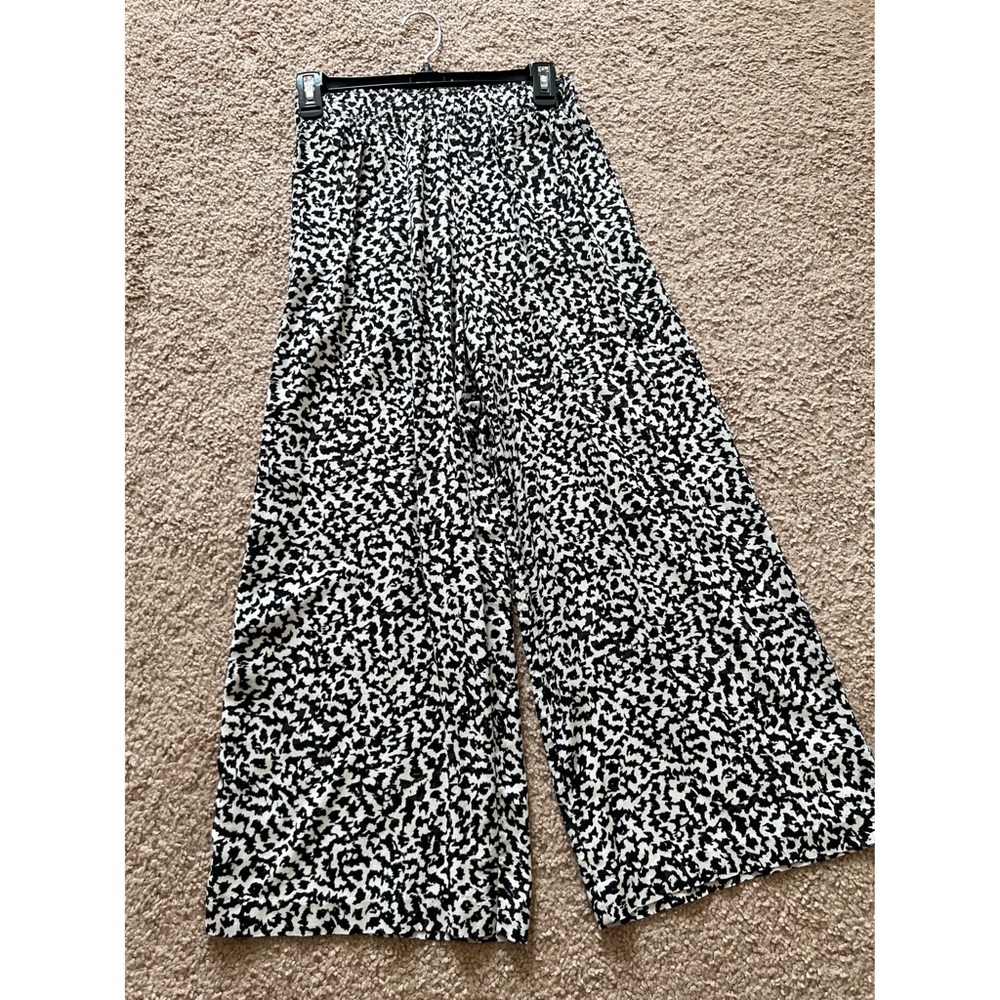H&M Patterned Wide Leg Pants